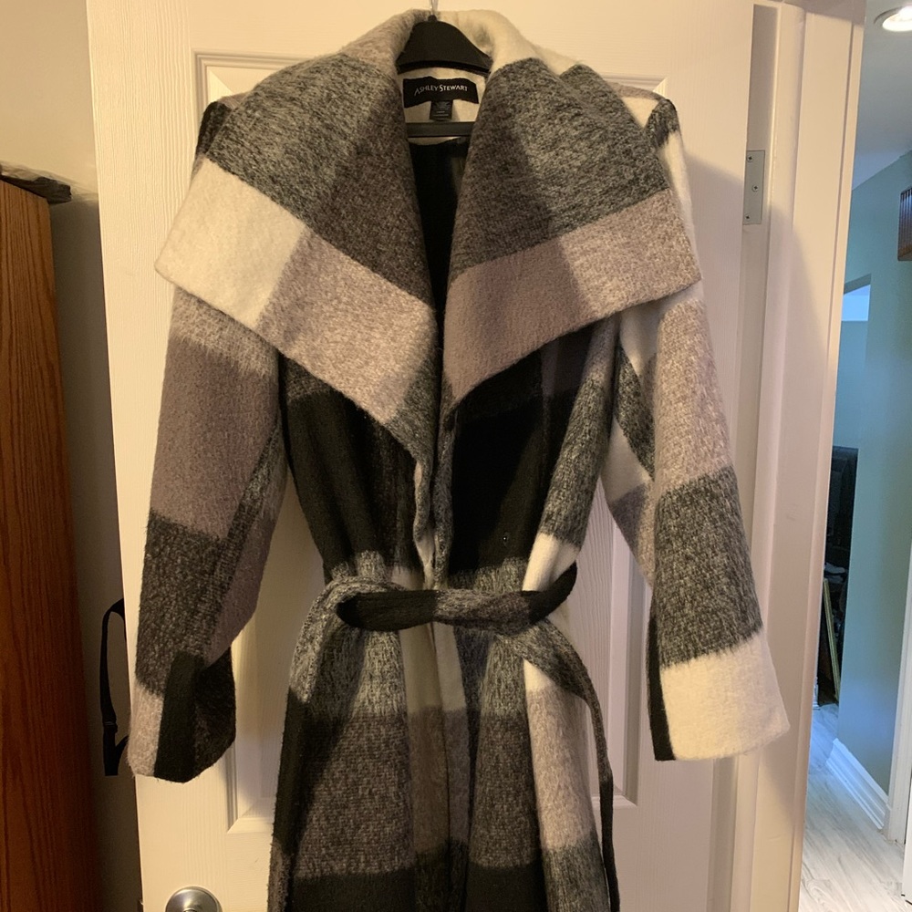 WOMEN’S ASHLEY STEWART WOOL BLEND COAT SZ 22/24 - FABULOUS!
